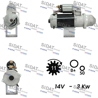 Starter S12BH0701A2 FISPA