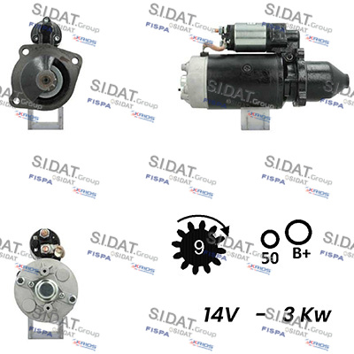 Starter S12BH0736A2 FISPA