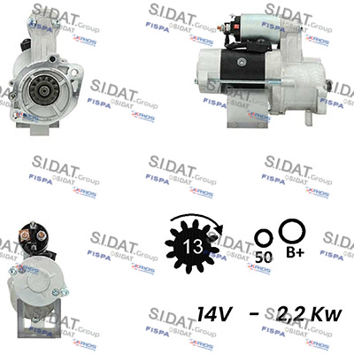 Starter S12MH0548A2 FISPA