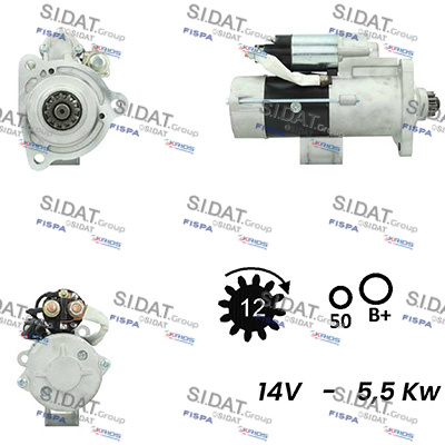 Starter S12MH0780A2 FISPA