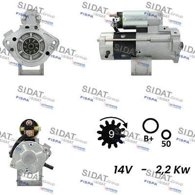 Starter S12MH0781A2 FISPA