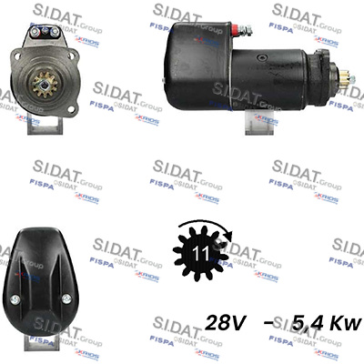 Starter S24BH0024A2 FISPA