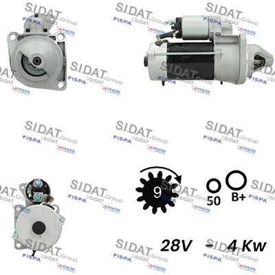 Starter S24BH0044A2 FISPA