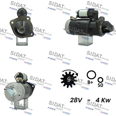 Starter S24BH0053A2 FISPA