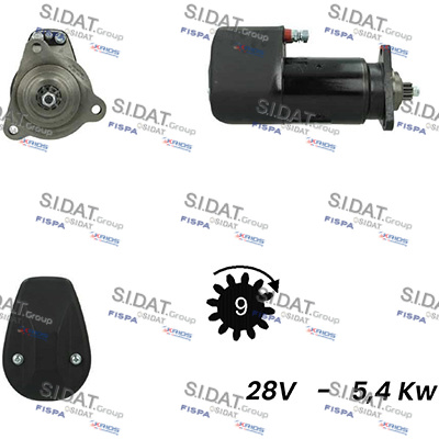 Starter S24BH0058A2 FISPA
