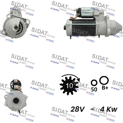 Starter S24BH0063A2 FISPA