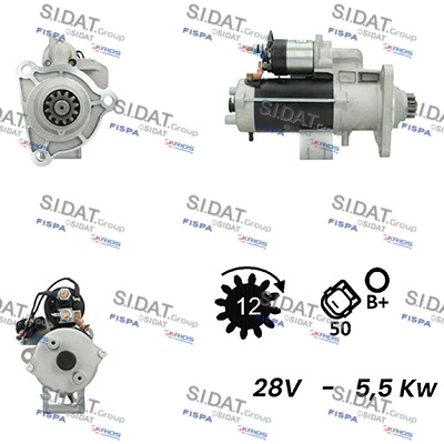 Starter S24BH0066A2 FISPA