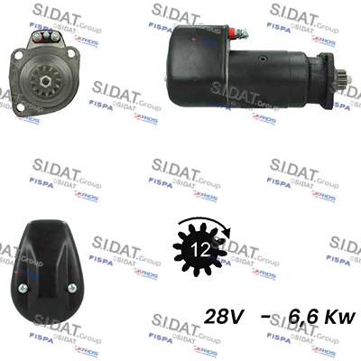 Starter S24BH0080A2 FISPA