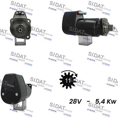 Starter S24BH0102A2 FISPA