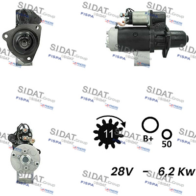 Starter S24BH0112A2 FISPA