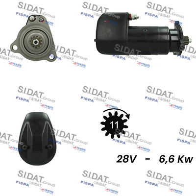 Starter S24BH0122A2 FISPA
