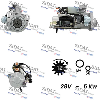 Starter S24MH0068A2 FISPA