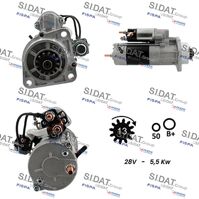 Starter S24MH0072A2 FISPA