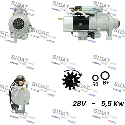 Starter S24MH0077A2 FISPA