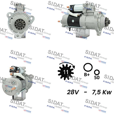 Starter S24MH0083A2 FISPA