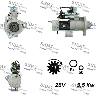 Starter S24MH0084A2 FISPA