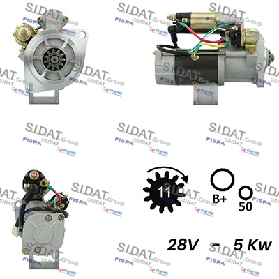 Starter S24MH0138A2 FISPA