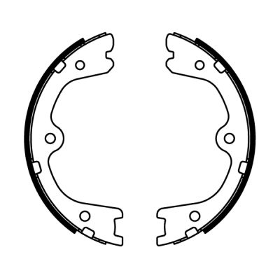 Set saboti frana, frana de mana C01064ABE ABE