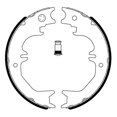 Set saboti frana, frana de mana C02082ABE ABE