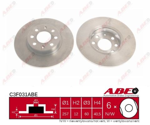 Disc frana C3F031ABE ABE