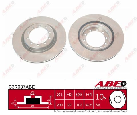 Disc frana C3R037ABE ABE