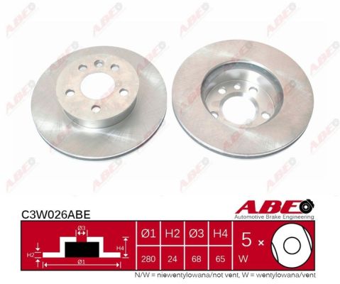 Disc frana C3W026ABE ABE