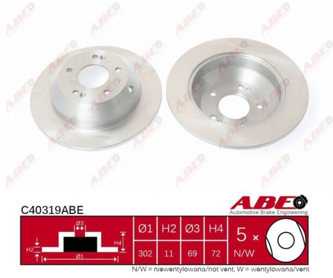 Disc frana C40319ABE ABE