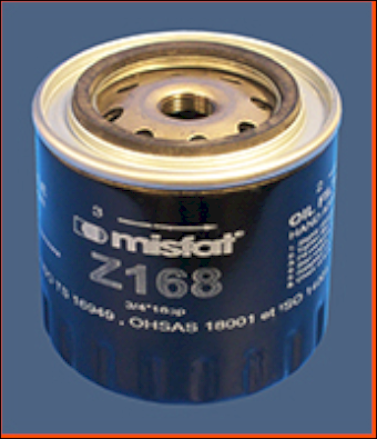 Filtru ulei Z168 MISFAT