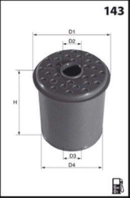 Filtru combustibil F182 MISFAT