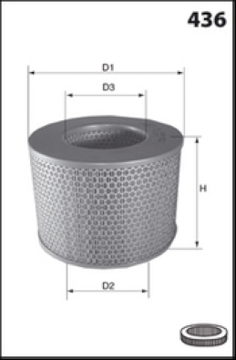 Filtru aer R581 MISFAT
