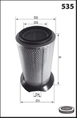 Filtru aer R955 MISFAT