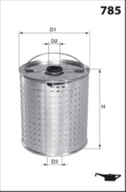 Filtru ulei T012B MISFAT