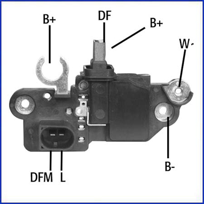 Regulator, alternator 130577 HITACHI