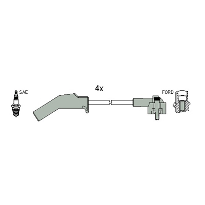 Set cablaj aprinder 134271 HITACHI