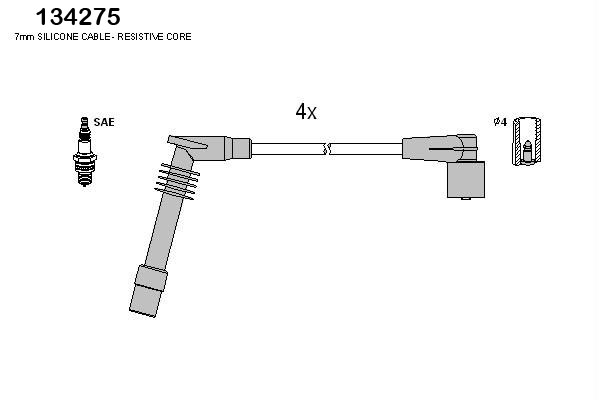 Set cablaj aprinder 134275 HITACHI
