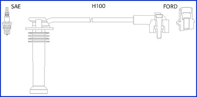 Set cablaj aprinder 134657 HITACHI