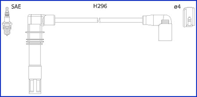 Set cablaj aprinder 134797 HITACHI