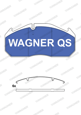 Set placute frana,frana disc 2903004950 WAGNER