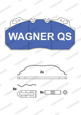 Set placute frana,frana disc 2909004950 WAGNER