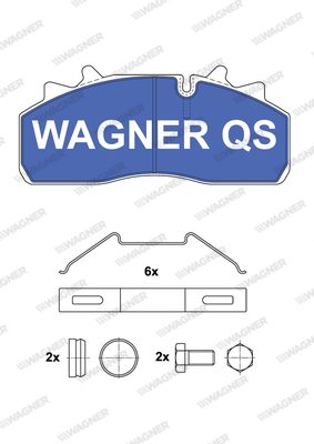 Set placute frana,frana disc 2915904950 WAGNER