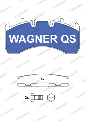 Set placute frana,frana disc 2916904950 WAGNER
