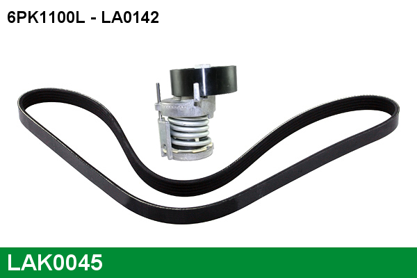 Set curea transmisie cu caneluri LAK0045 LUCAS
