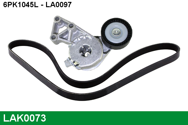 Set curea transmisie cu caneluri LAK0073 LUCAS
