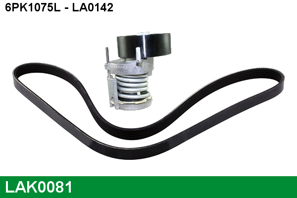 Set curea transmisie cu caneluri LAK0081 LUCAS