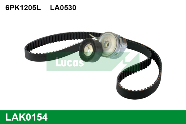 Set curea transmisie cu caneluri LAK0154 LUCAS