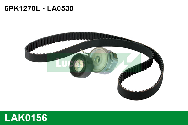 Set curea transmisie cu caneluri LAK0156 LUCAS