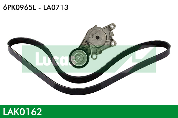 Set curea transmisie cu caneluri LAK0162 LUCAS
