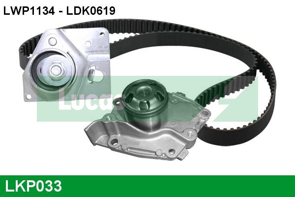Set pompa apa + curea dintata LKP033 LUCAS