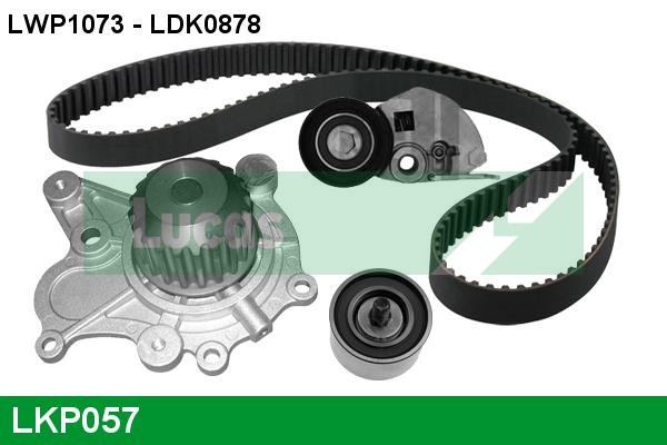 Set pompa apa + curea dintata LKP057 LUCAS