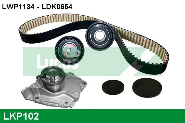 Set pompa apa + curea dintata LKP102 LUCAS